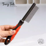 Pet Grooming Self-Clean Slicker Fine Flea Comb Porcupine Brush