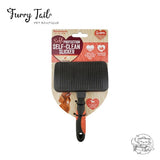 Pet Grooming Self-Clean Slicker Fine Flea Comb Porcupine Brush