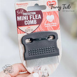 Pet Grooming Self-Clean Slicker Fine Flea Comb Porcupine Brush