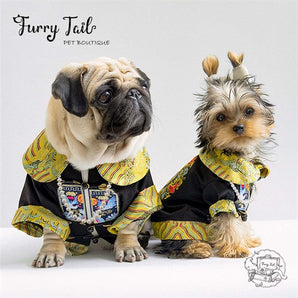 Halloween Chinese Qing Dynasty Cute Zombie Pet Dog Cat Costume