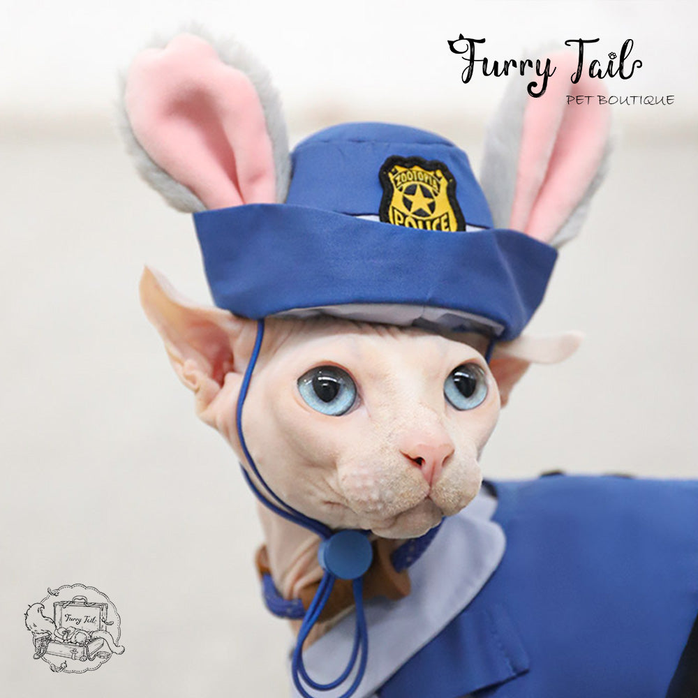 DISNEY Genuine Zootopia Series Judy Pet Dog Cat Hat Accessories