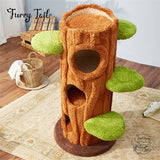 Cmisstree - Tree Hollow Wood Cat Tree Climber Scratching Post Series