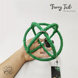 Pet Bird Parrot Playing Toy Stand Hanging Rope Swing Ring Ball