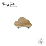 Cloud shape Pet Bird Parrot Chinchilla Wood Perch Stand Toy Platform