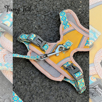 Tuffhound Lightweight Night Glow Large Dog Harness & Leash Set