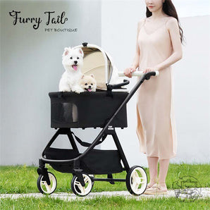 Tuffhound Lightweight Folding Detachable Pet Dog Cat Outdoor Stroller