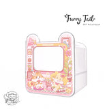 Cute Acrylic Small Pet Hamster Digging Box Bathroom